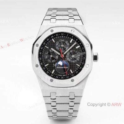 Swiss Audemars Piguet Perpetual Calendar 41mm Watch Red Hand